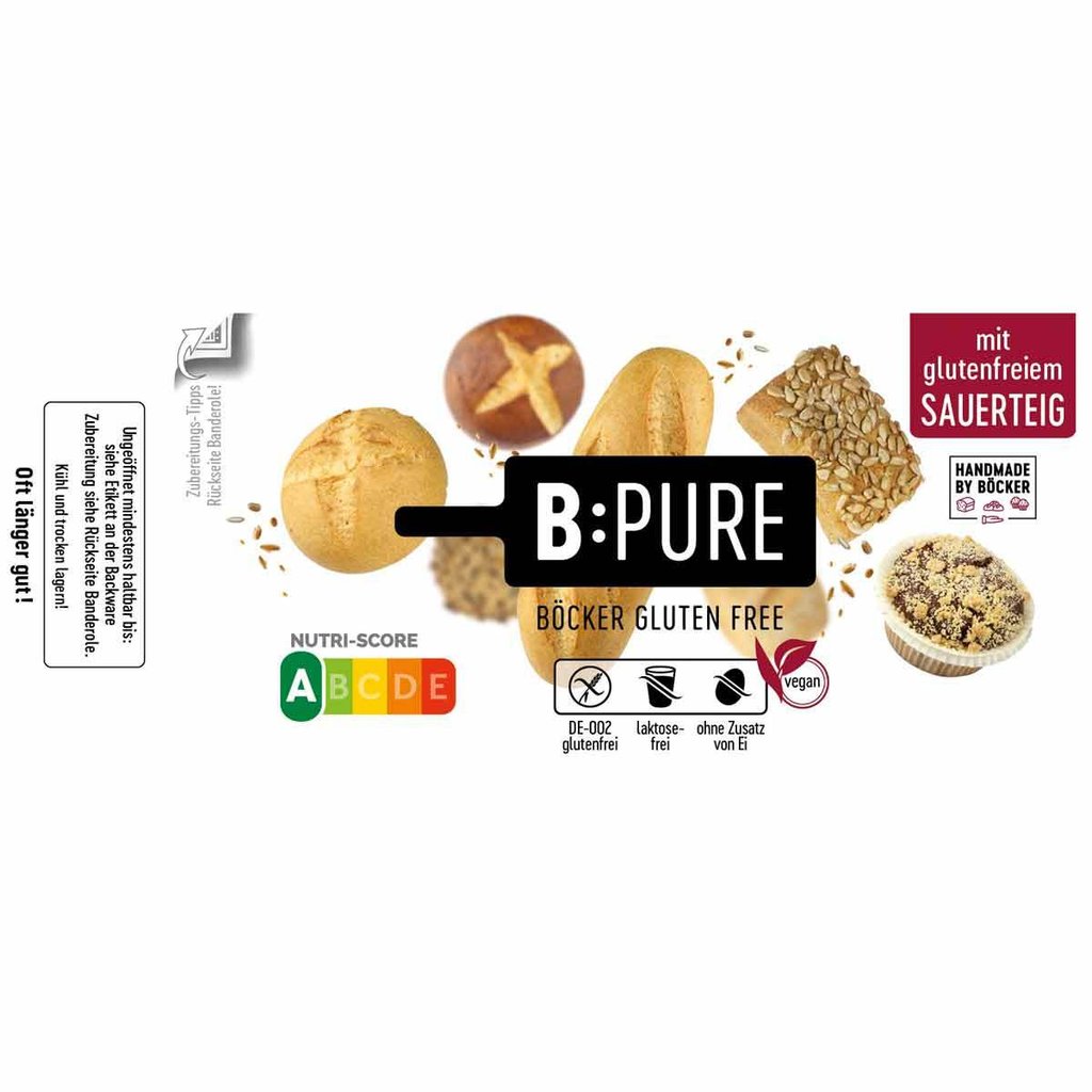 B:PURE Saatenbrötchen, glutenfrei online kaufen | EDNA.de