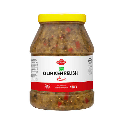 Bio Gurken Relish classic 2,4 Liter