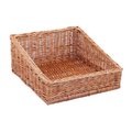 Regalkorb, geschlossen, 40 x 40 x 10/20 cm
