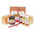 Mischkarton Hot Dog-Paket "dänische Art", 24 Stück