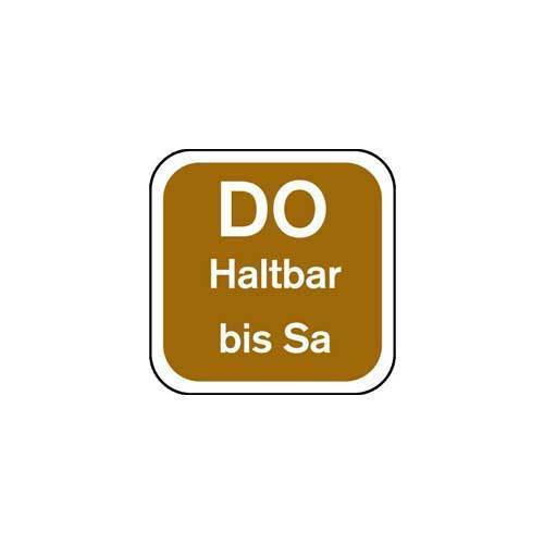 Tagesetiketten 