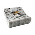 Hamburger-Tüten "Newsprint", 16 x 18 cm