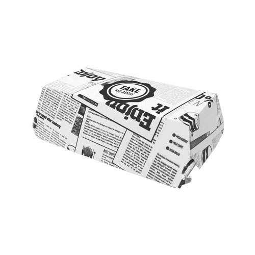 Sandwich Box "Zeitung", 14 x 7 x 5,8 cm