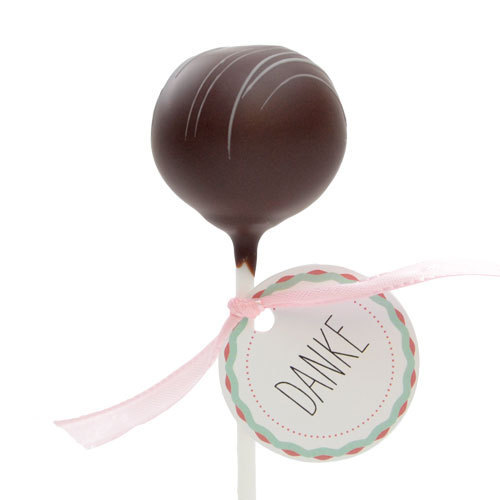 Cake Pop &amp;quot;Brownie&amp;quot; mit &amp;quot;Danke&amp;quot; online kaufen | EDNA.de