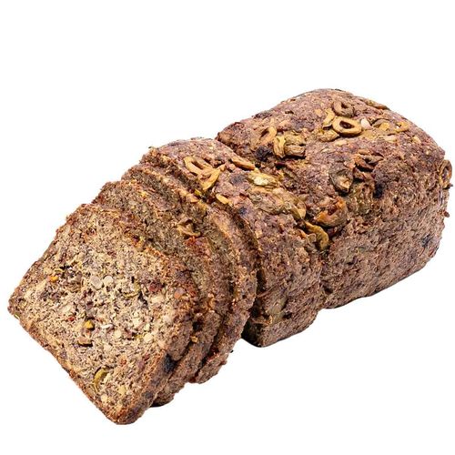 Lower Carb Brot "Oliven"