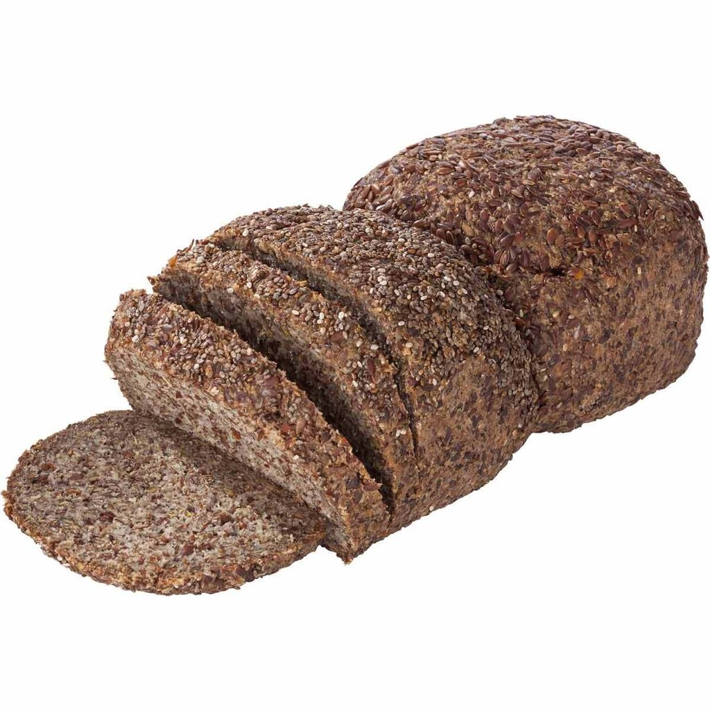 Lower Carb Brot mit Chia & Leinsamen