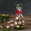 OPP-Blockbodenbeutel "Waldweihnacht", 8×4×24 cm