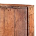 Flaschen-Geschenkkarton "Rustikal", 1-er