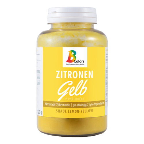 Pulverfarbe Zitronen Gelb, 120 g