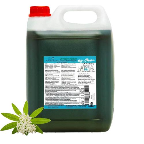 ICE BÄR Slush Eis Sirup "Waldmeister", 5 l
