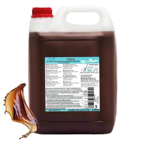 ICE BÄR Slush Eis Sirup "Cola", 5 l