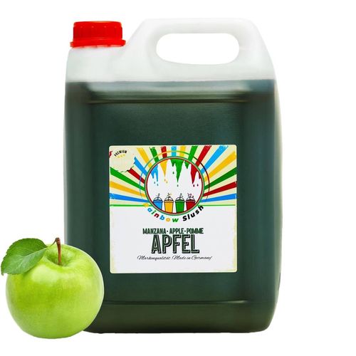 Rainbow Slush Eis Sirup "Apfel", 5 l
