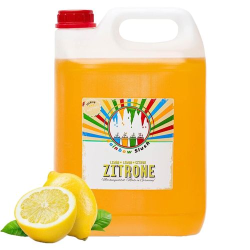Rainbow Slush Eis Sirup "Zitrone-Lemon" 5 l