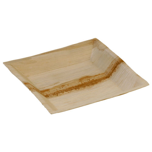 Palmblatt-Teller "Cuadra", 18 x 18 x 2,5 cm