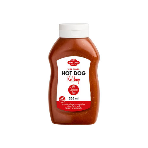 Hot Dog Ketchup "Dänische Art", 265 ml, vegan