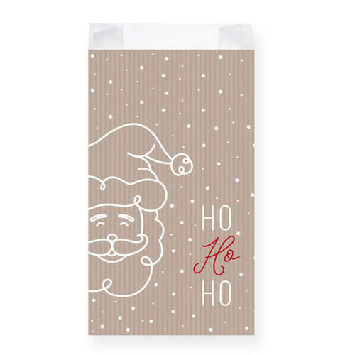 Faltenbeutel "HoHoHo", 20 x 7 x 42 cm