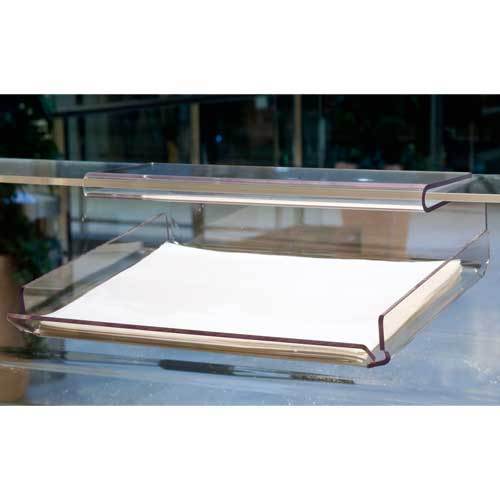 Sahnepapier Kuchenpapier Sahnepapierhalter Acryl DIN A6 13x19cm,Höhe 6,5cm 