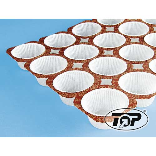 Muffin-Trays, 24 Kapseln, Ø 7,6 cm