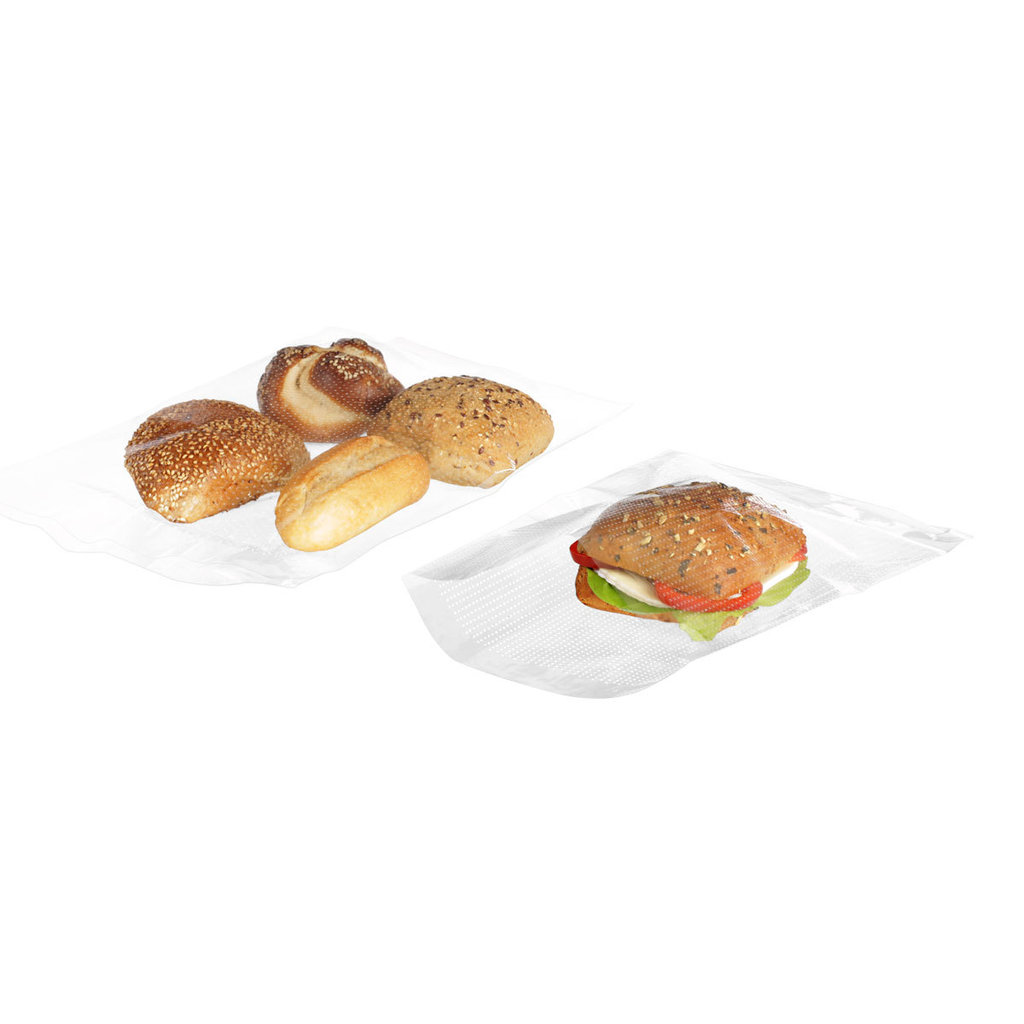 1500 PP Baguette Brötchen Beutel genadelt 16,5x28+3cm 