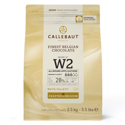 Callebaut Schokoladen-Callets W2, weiß