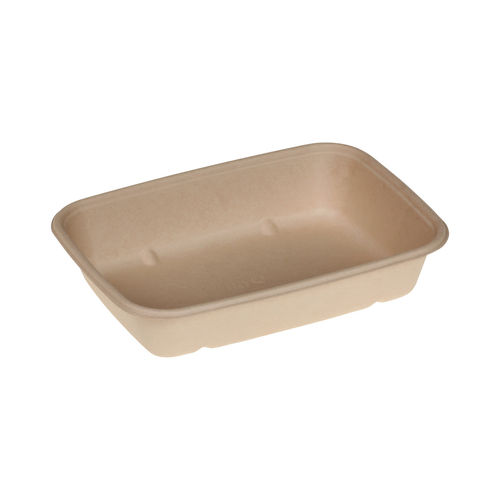 Zuckerrohr Menü Tray "nature" rechteckig, 950ml