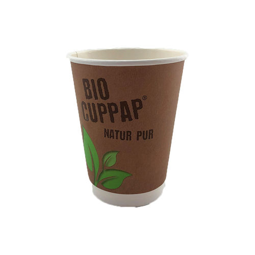 Bio Becher "CUPPAP®" 0,4l, doppelwandig