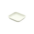 Teller aus Bagasse, eckig 8x8 cm