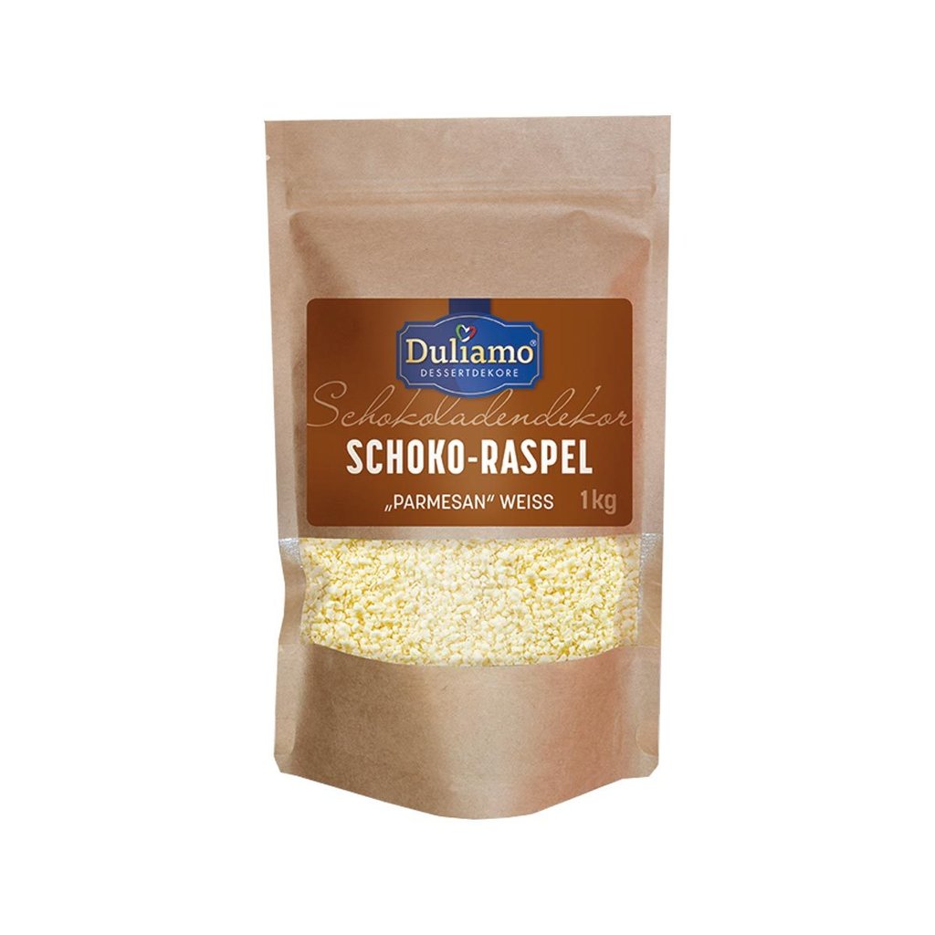 Duliamo Schoko Parmesan Raspel "weiß"