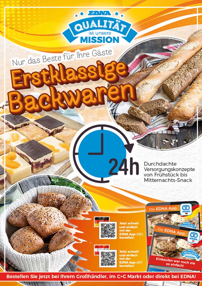 Erstklassige Backwaren