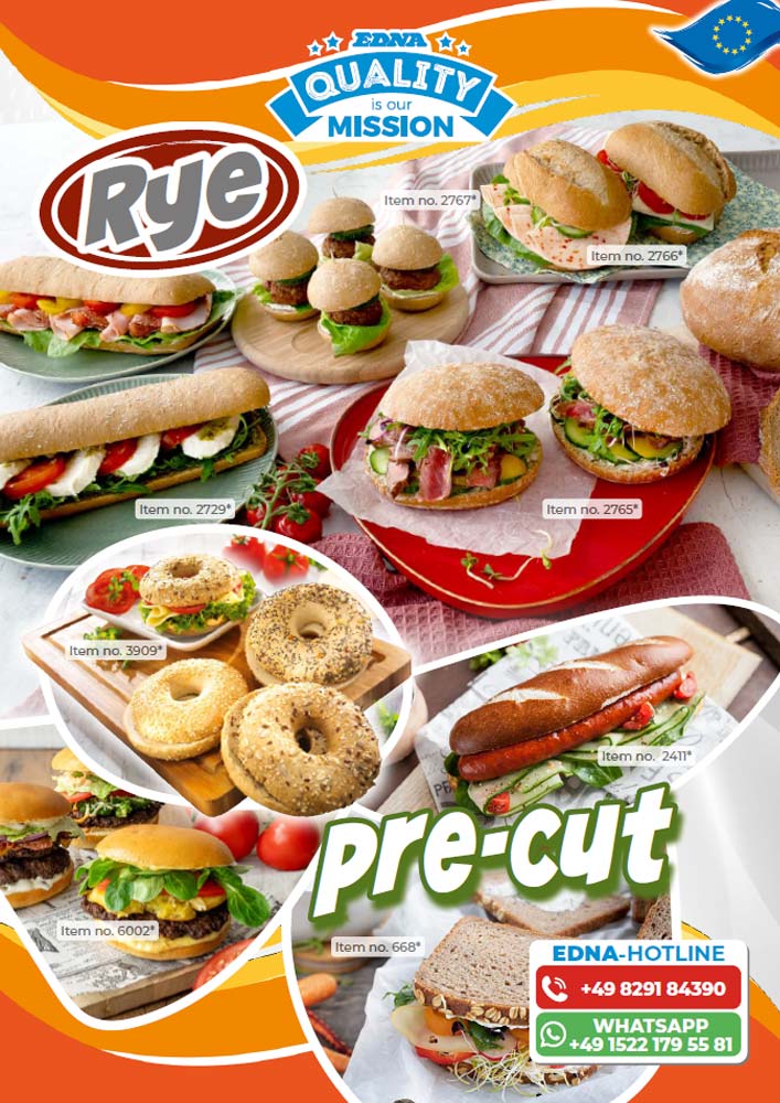 EDNA Rye & pre-cut products