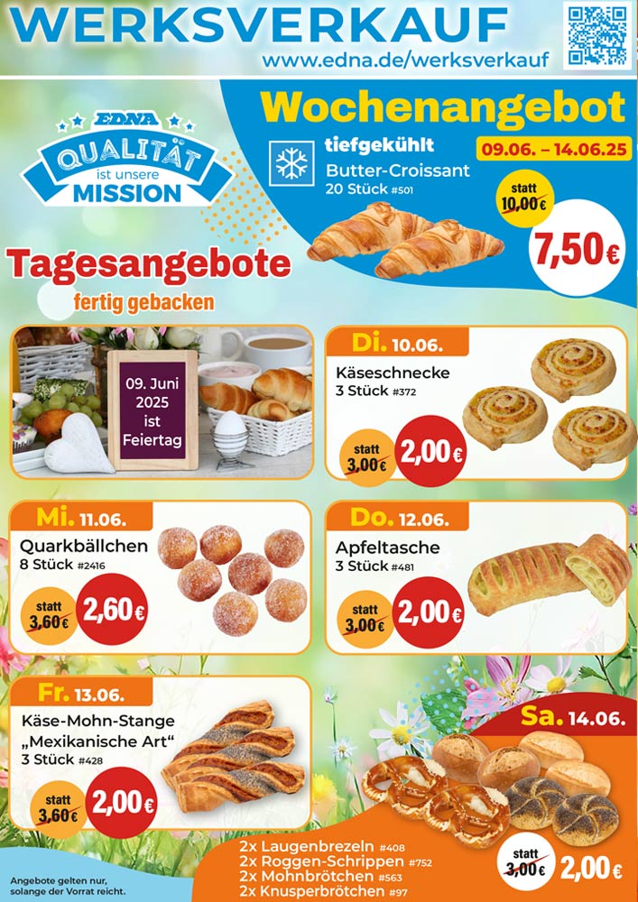 EDNA Werksverkauf-Angebote KW24